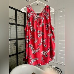 TORRID Georgette Keyhole Tank Size 1